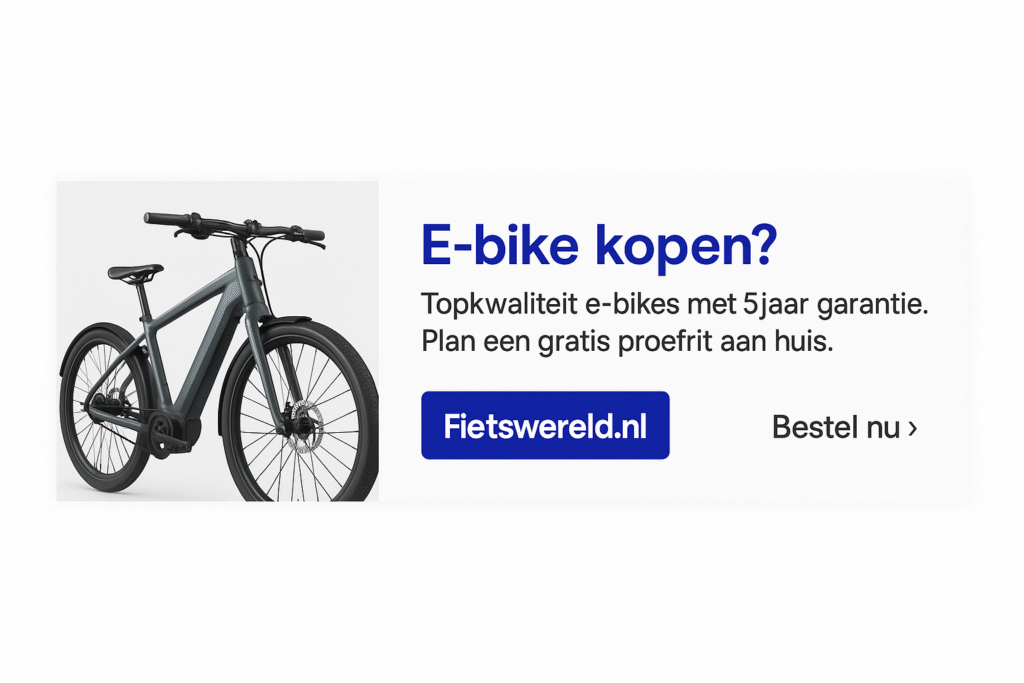 Voorbeeld van een display campagne
