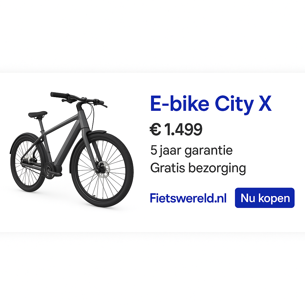 Voorbeeld van een shopping campagne
